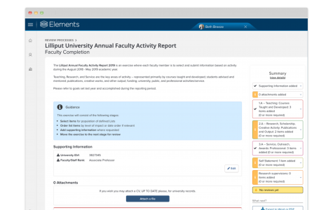 Faculty Activity Reporting 36