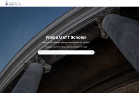 Tech transfer - U of T’s profile pages